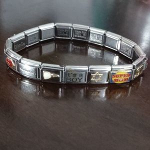 17 Separate Nomination Style Italian Stainless Steel Charm Links